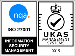 NQA ISO 27001 Logo - UKAS - Softwire